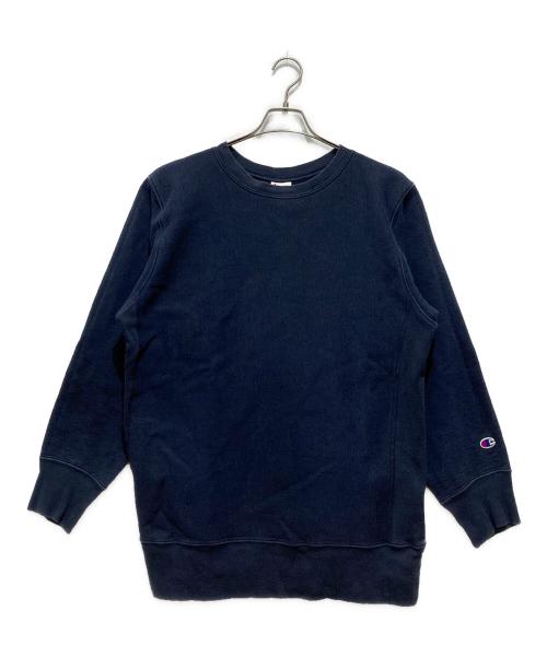 Champion（チャンピオン）Champion (チャンピオン) リバースウィーブ クルーネックスウェットシャツ ネイビー サイズ:Lの古着・服飾アイテム