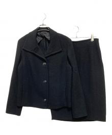 MaxMara（マックスマーラ）の古着「スカートセットアップジャケット」｜ブラック