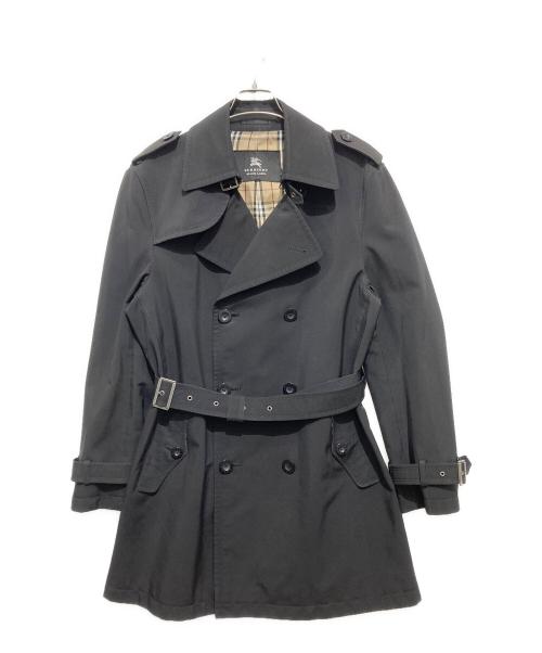 BURBERRY BLACK LABEL（バーバリーブラックレーベル）BURBERRY BLACK LABEL (バーバリーブラックレーベル) 裏ノバチェックトレンチコート ブラック サイズ:Lの古着・服飾アイテム