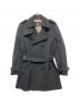 BURBERRY BLACK LABEL（バーバリーブラックレーベル）の古着「裏ノバチェックトレンチコート」｜ブラック