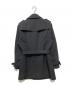 BURBERRY BLACK LABEL (バーバリーブラックレーベル) 裏ノバチェックトレンチコート ブラック サイズ:L：15000円