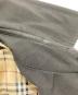 中古・古着 BURBERRY BLACK LABEL (バーバリーブラックレーベル) 裏ノバチェックトレンチコート ブラック サイズ:L：15000円