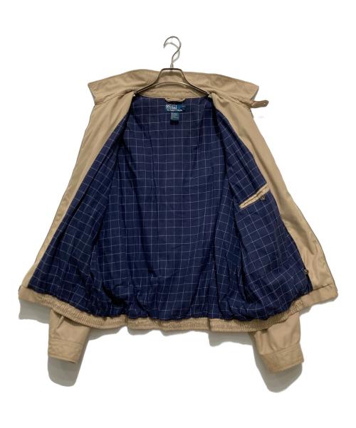 POLO RALPH LAUREN（ポロ・ラルフローレン）POLO RALPH LAUREN (ポロ・ラルフローレン) ポニー刺繍 スイングトップ ベージュ サイズ:XXLの古着・服飾アイテム