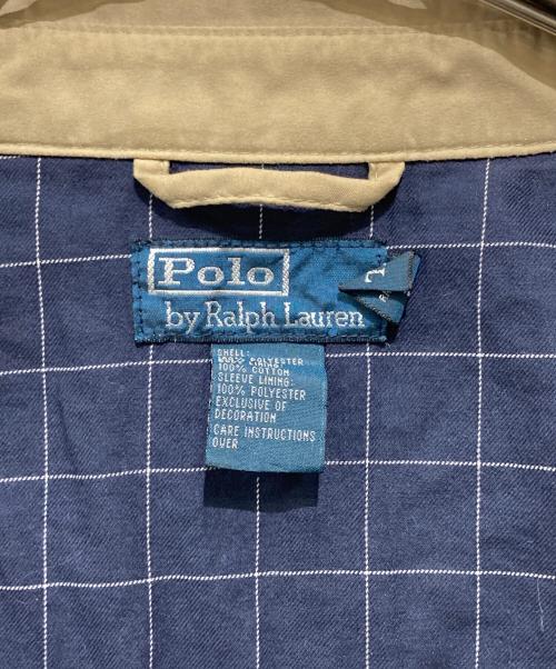 POLO RALPH LAUREN（ポロ・ラルフローレン）POLO RALPH LAUREN (ポロ・ラルフローレン) ポニー刺繍 スイングトップ ベージュ サイズ:XXLの古着・服飾アイテム