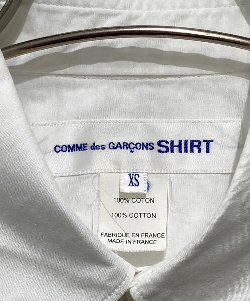 COMME des GARCONS SHIRT（コムデギャルソンシャツ）COMME des GARCONS SHIRT (コムデギャルソンシャツ) ソフトクリームバックプリント シャツ ホワイト サイズ:XSの古着・服飾アイテム
