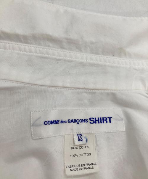 COMME des GARCONS SHIRT（コムデギャルソンシャツ）COMME des GARCONS SHIRT (コムデギャルソンシャツ) ソフトクリームバックプリント シャツ ホワイト サイズ:XSの古着・服飾アイテム