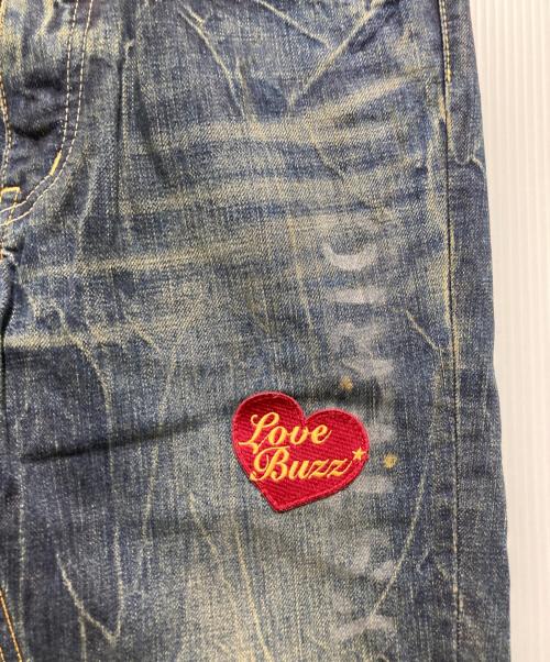 Hysteric Glamour（ヒステリックグラマー）Hysteric Glamour (ヒステリックグラマー) パッチドKINKY デニムパンツ インディゴ サイズ:XSの古着・服飾アイテム