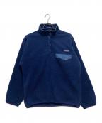 Patagoniaパタゴニア）の古着「Synchilla Snap-T / シンチラスナップT/フリースジャケットプルオーバー」｜ネイビー