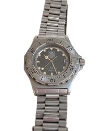 TAG Heuer（タグ・ホイヤー）の古着「3000シリーズプロフェッショナル200Mクォーツウォッチ/プロフェッショナル 200M BOY'S」｜グレー×シルバー
