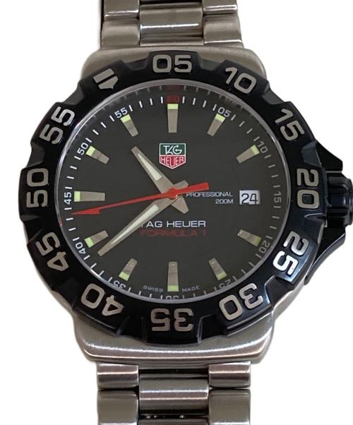 TAG Heuer（タグ・ホイヤー）TAG HEUER (タグ・ホイヤー) フォーミュラ1ダイバーズウォッチ/Formula 1 ブラック×シルバーの古着・服飾アイテム