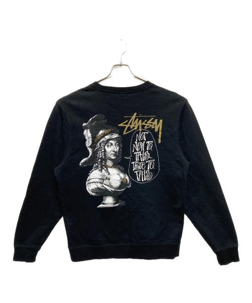 stussy（ステューシー）stussy (ステューシー) True To This Sweat ブラック サイズ:Mの古着・服飾アイテム