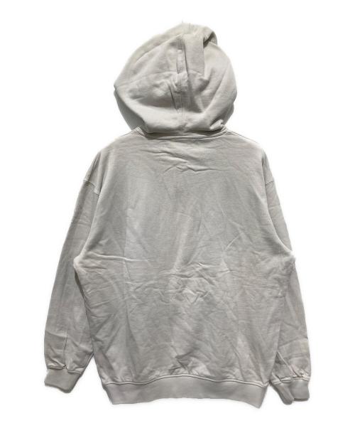 Acne studios（アクネ ストゥディオズ）ACNE STUDIOS (アクネ ストゥディオズ) 洗剤パッケージ布パッチオーバーサイズスウェットパーカー ホワイト サイズ:xxsの古着・服飾アイテム