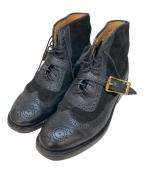 YUKETEN×BEAMS BOYユケテン×ビームスボーイ）の古着「Sierra Wingtip Boots」｜ブラック