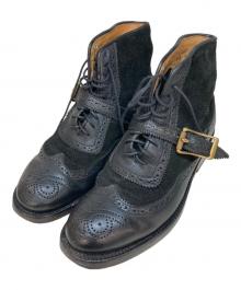 YUKETEN×BEAMS BOY（ユケテン×ビームスボーイ）の古着「Sierra Wingtip Boots」｜ブラック