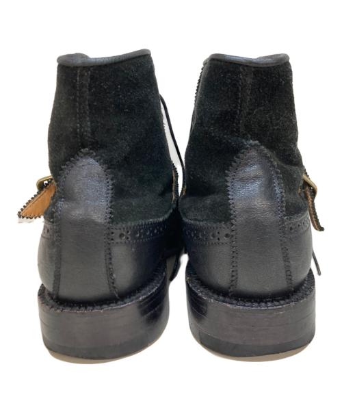 YUKETEN（ユケテン）YUKETEN (ユケテン) BEAMS BOY (ビームスボーイ) Sierra Wingtip Boots ブラック サイズ:4.5Dの古着・服飾アイテム