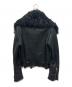 DIESEL (ディーゼル) ムートンライダースジャケット/L-MARGOT JACKET ブラック サイズ:Ｓ：40000円