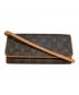 LOUIS VUITTON（ルイ ヴィトン）の古着「ポシェットツインGM/ポシェット」｜ブラウン