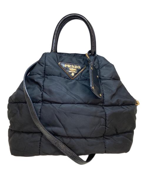 PRADA（プラダ）PRADA (プラダ) 2WAYショルダーバッグ ブラックの古着・服飾アイテム