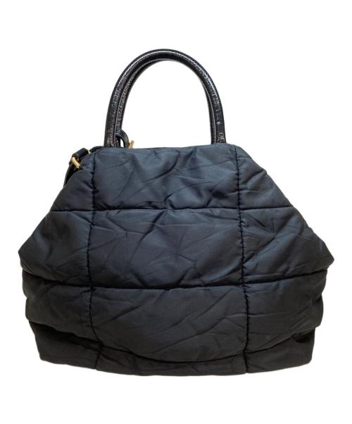 PRADA（プラダ）PRADA (プラダ) 2WAYショルダーバッグ ブラックの古着・服飾アイテム