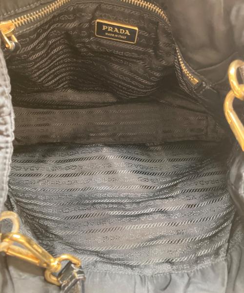 PRADA（プラダ）PRADA (プラダ) 2WAYショルダーバッグ ブラックの古着・服飾アイテム
