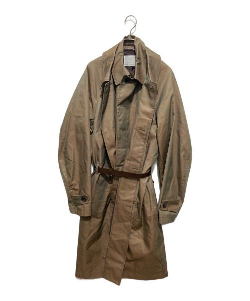 KOLOR（カラー）KOLOR (カラー) C/E シャンブレーギャバジンコート カーキ サイズ:3の古着・服飾アイテム