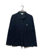 LACOSTEラコステ）の古着「ワニワッペンシャツジャケット」｜ブラック