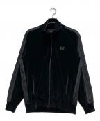Needles×FREAK'S STOREニードルズ×フリークスストア）の古着「別注 ベロアトラックジャケット」｜ブラック