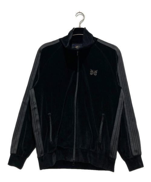 Needles（ニードルズ）Needles (ニードルズ) FREAK'S STORE (フリークスストア) 別注 ベロアトラックジャケット ブラック サイズ:Mの古着・服飾アイテム