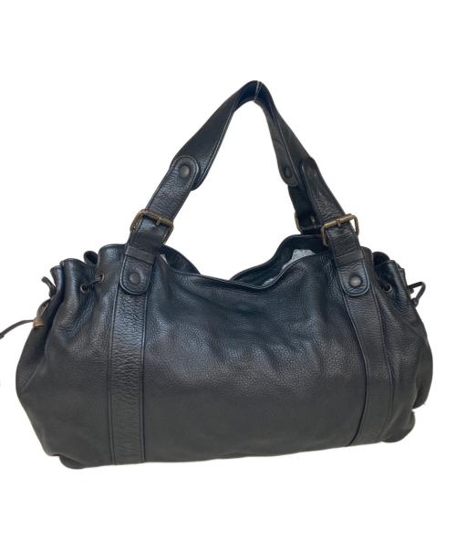GERARD DAREL（ジェラールダレル）GERARD DAREL (ジェラールダレル) レザーハンドバッグ ブラックの古着・服飾アイテム