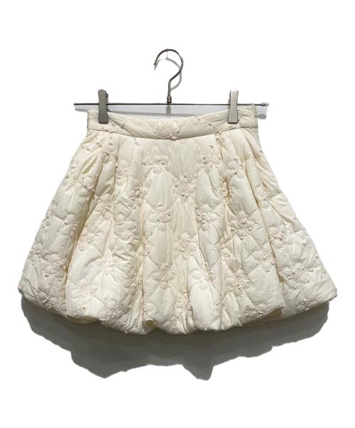 THE TOE（ザ・トゥー）THE TOE (ザ・トゥー) Evros Quilting Skirt / TT25121408 アイボリー サイズ:Sの古着・服飾アイテム