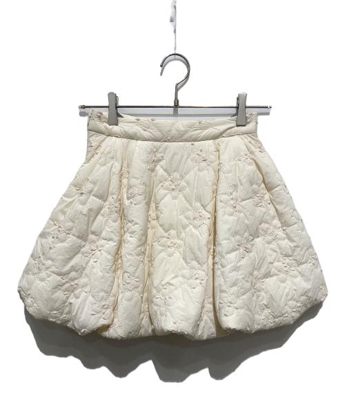 THE TOE（ザ・トゥー）THE TOE (ザ・トゥー) Evros Quilting Skirt / TT25121408 アイボリー サイズ:Sの古着・服飾アイテム