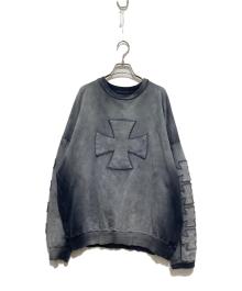 DANKE SCHON（ダンケ シェーン）の古着「SPRAY PIGMENT SWEAT CREWNECK / フェード加工スウェット」