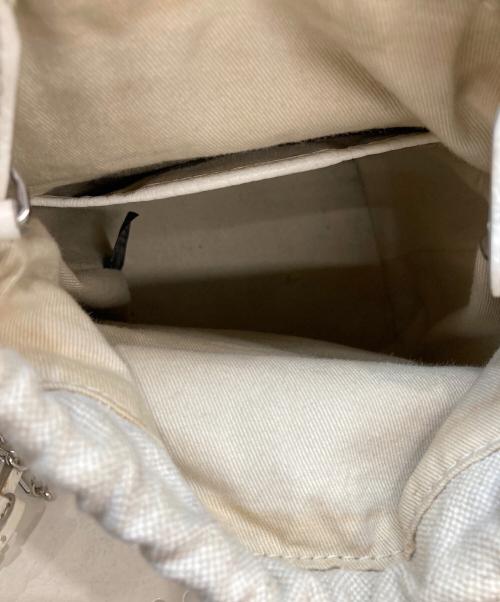 Maison Margiela（メゾンマルジェラ）Maison Margiela (メゾンマルジェラ) 5AC BUCKET SMALL アイボリーの古着・服飾アイテム