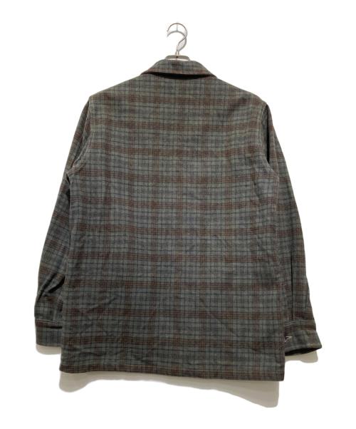 WOOLRICH（ウールリッチ）WOOLRICH (ウールリッチ) 50s ウールチェックハンティングジャケット グリーン サイズ:38の古着・服飾アイテム