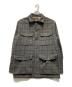 WOOLRICH（ウールリッチ）の古着「50s ウールチェックハンティングジャケット」｜グリーン