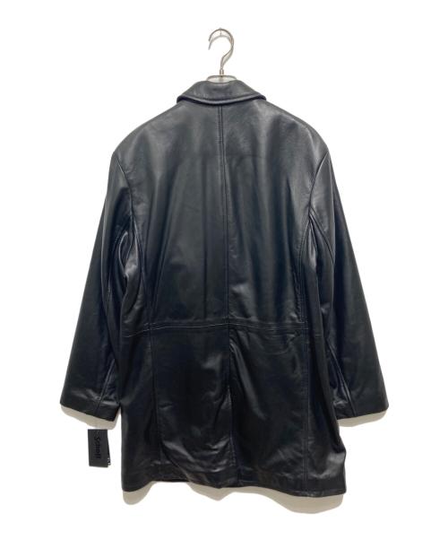 Schott（ショット）Schott (ショット) Supreme (シュプリーム) 26SS ラムレザーコート/ Leather Overcoat  ブラック サイズ:Sの古着・服飾アイテム