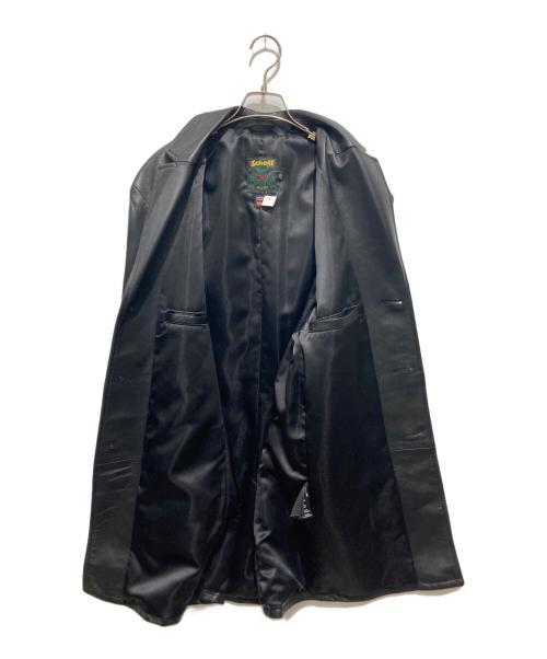 Schott（ショット）Schott (ショット) Supreme (シュプリーム) 26SS ラムレザーコート/ Leather Overcoat  ブラック サイズ:Sの古着・服飾アイテム
