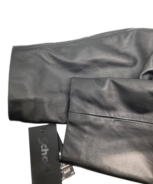 Schott（ショット）Schott (ショット) Supreme (シュプリーム) 26SS ラムレザーコート/ Leather Overcoat  ブラック サイズ:Sの古着・服飾アイテム