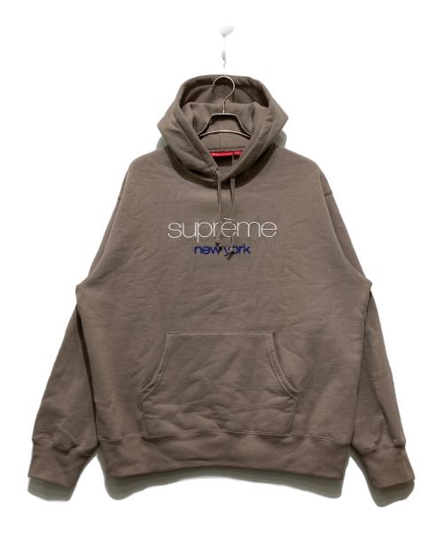 SUPREME（シュプリーム）Supreme (シュプリーム) 26SS Classic Logo Hooded Sweatshirt / ﾊﾟｰｶｰ ブラウン サイズ:Lの古着・服飾アイテム