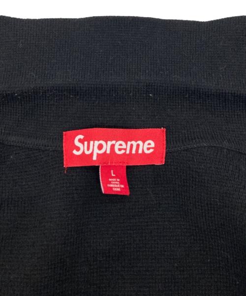 SUPREME（シュプリーム）Supreme (シュプリーム) 25SSCrochet Zip Cardigan/クロシェットジップカーディガン ブラック サイズ:Lの古着・服飾アイテム