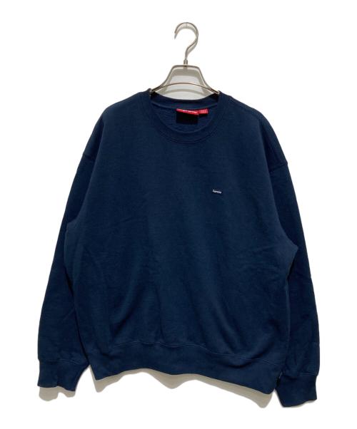 SUPREME（シュプリーム）Supreme (シュプリーム) 25FW Small Box Crewneck/スモールボックスクルーネック ネイビー サイズ:Mの古着・服飾アイテム