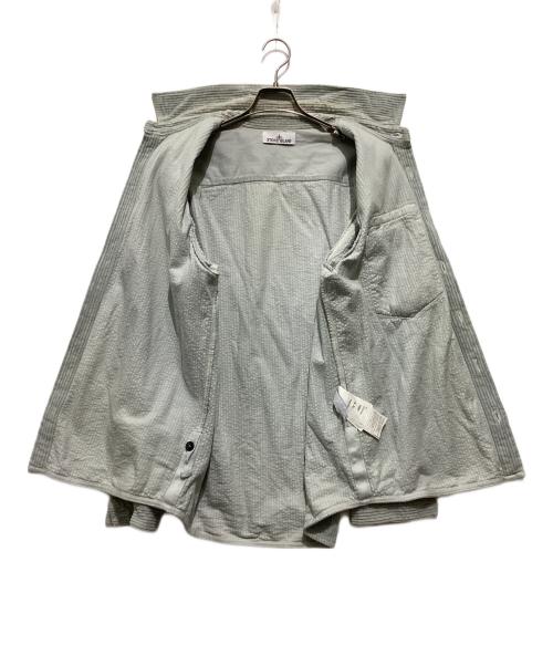 STONE ISLAND（ストーンアイランド）STONE ISLAND (ストーンアイランド) Corduroy Full Button Spell Out Overshirt / コーデュロイフルボタンスペルアウトオーバーシャツ / 771511811 グリーン サイズ:XLの古着・服飾アイテム