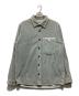STONE ISLAND（ストーンアイランド）の古着「Corduroy Full Button Spell Out Overshirt / コーデュロイフルボタンスペルアウトオーバーシャツ / 771511811」｜グリーン