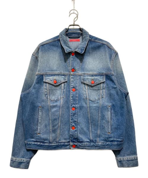 MEMBERS OF THE RAGE（メンバーズ オブ ザ レイジ）MEMBERS OF THE RAGE (メンバーズ オブ ザ レイジ) Denim Trucker Jacke / デニムジャケット インディゴ サイズ:Lの古着・服飾アイテム