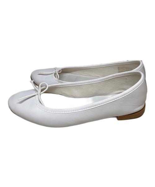 repetto（レペット）Repetto (レペット) リボンパンプス ホワイト サイズ:35　1/2の古着・服飾アイテム