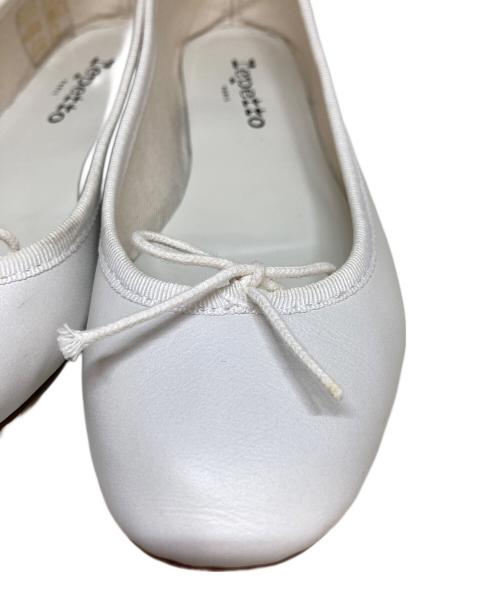repetto（レペット）Repetto (レペット) リボンパンプス ホワイト サイズ:35　1/2の古着・服飾アイテム