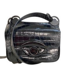 KENZO（ケンゾー）の古着「クロコ柄 ショルダーバッグ / Medium Croc Emboss」｜ブラック