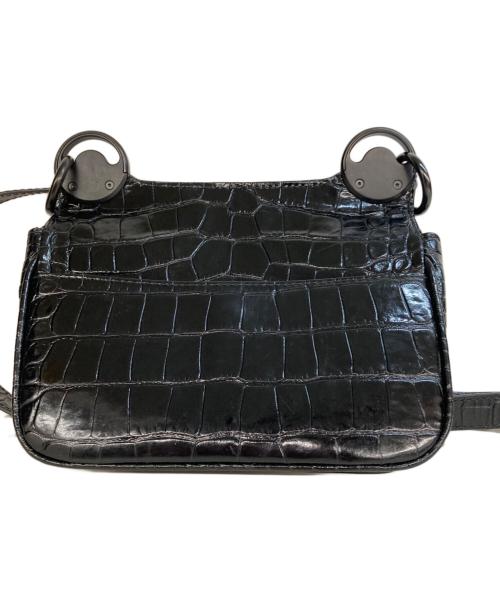 KENZO（ケンゾー）KENZO (ケンゾー) クロコ柄 ショルダーバッグ / Medium Croc Emboss ブラック サイズ:OneSizeの古着・服飾アイテム