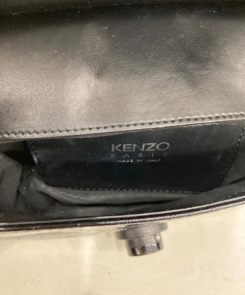 KENZO（ケンゾー）KENZO (ケンゾー) クロコ柄 ショルダーバッグ / Medium Croc Emboss ブラック サイズ:OneSizeの古着・服飾アイテム
