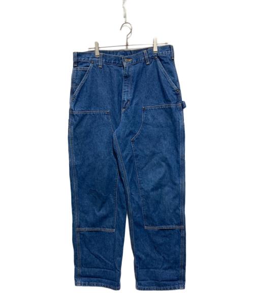 CarHartt（カーハート）CarHartt (カーハート) ウォッシュドロガーダブルフロントワークジーン インディゴ サイズ:W36の古着・服飾アイテム